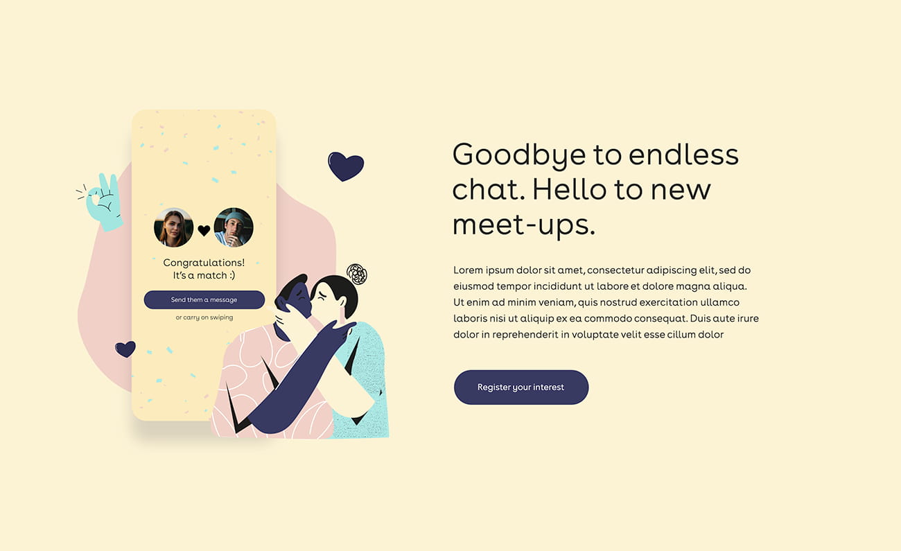 ToDate website design