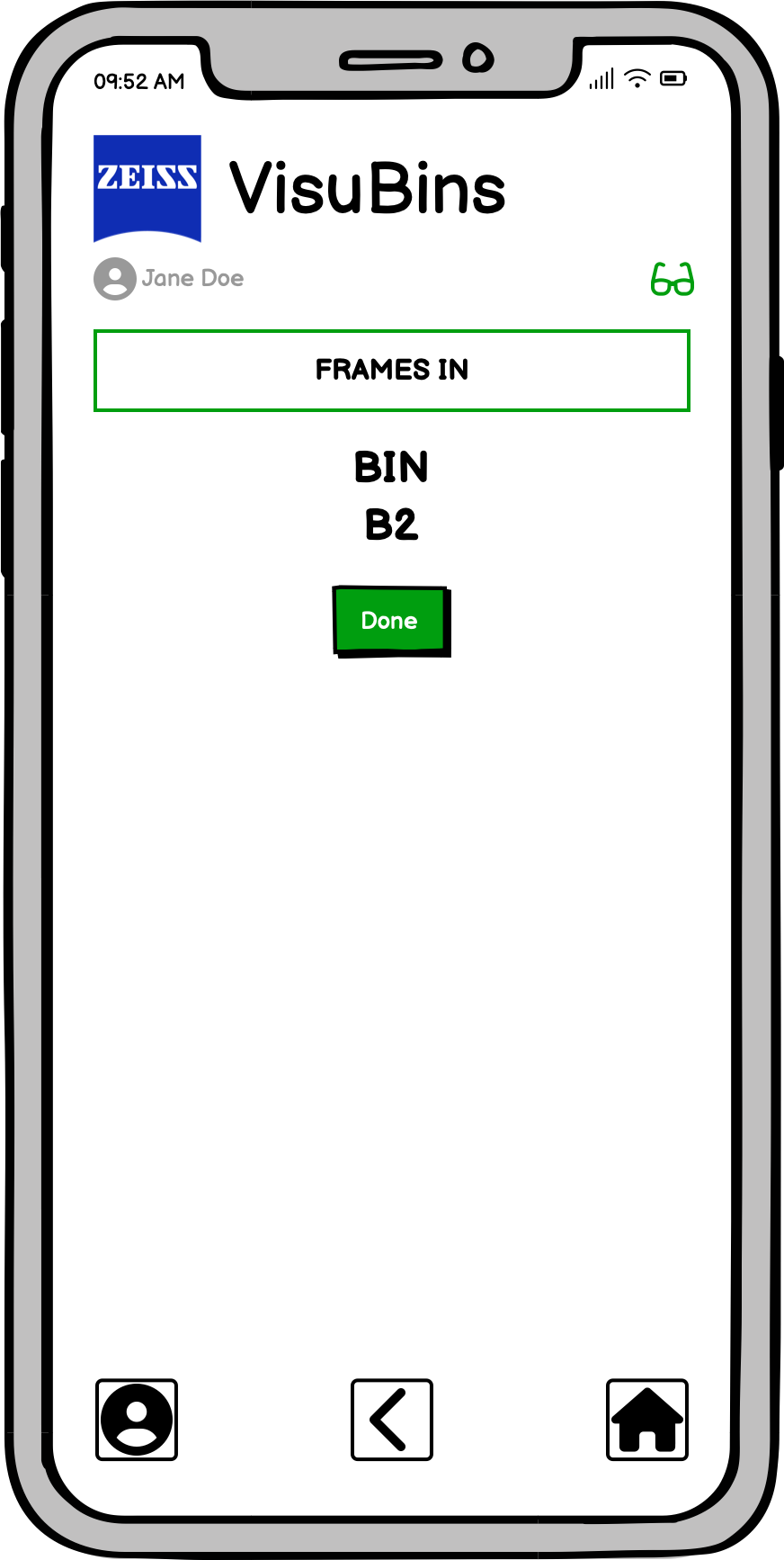 Mobile app wireframe 4