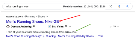 how to find the meta data in a search listing